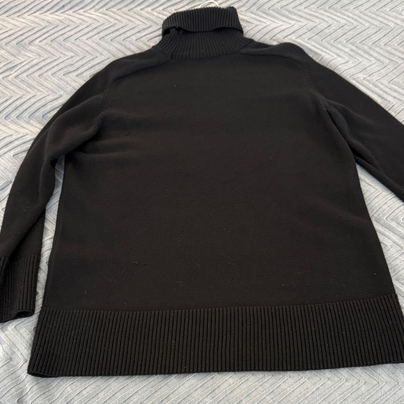 Zara Oversized Black Turtleneck Sweater - Picture 7 of 9